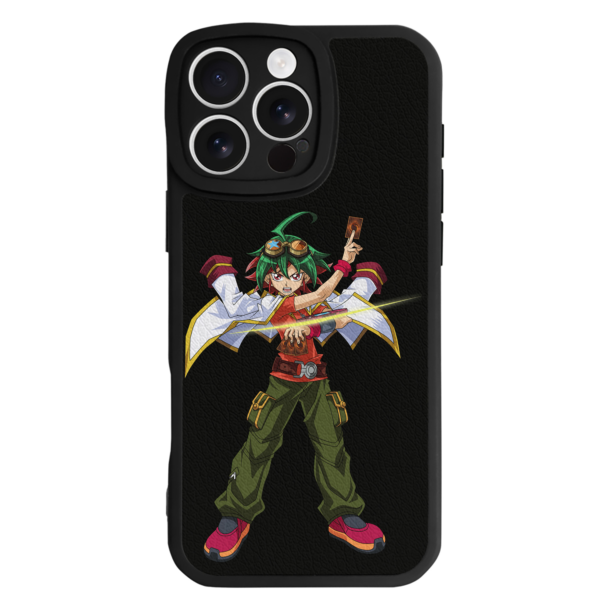 遊☆戯☆王 Yu-Gi-Oh! 【iPhone 16シリーズ対応】シリコンスマホケース（レザー調） 材質：シリコン